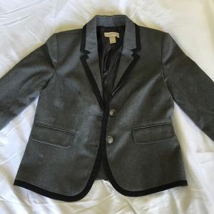 LOFT Heather Grey Petite Blazer
